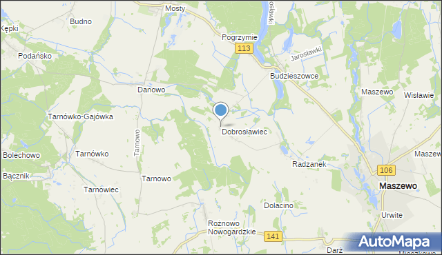 mapa Dobrosławiec, Dobrosławiec na mapie Targeo