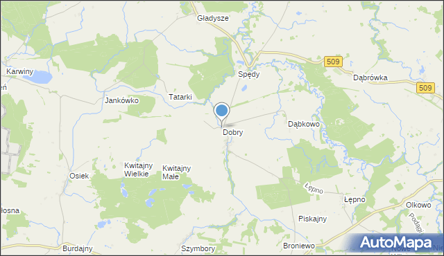 mapa Dobry, Dobry na mapie Targeo