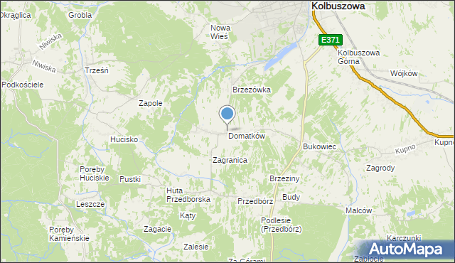 mapa Domatków, Domatków na mapie Targeo