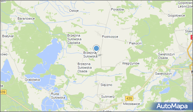 mapa Dunkowa, Dunkowa na mapie Targeo