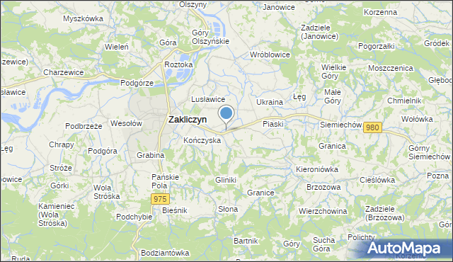 mapa Faściszowa, Faściszowa na mapie Targeo