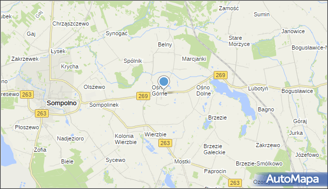 mapa Florentynówka, Florentynówka na mapie Targeo