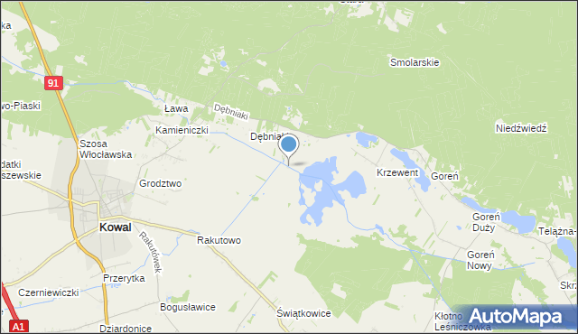 mapa Gołkówka, Gołkówka na mapie Targeo