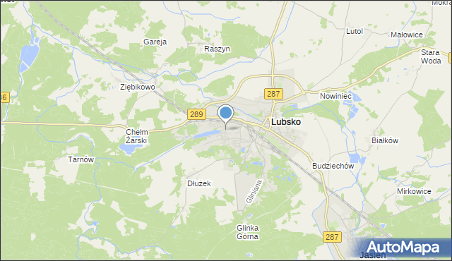 mapa Gorzanow, Gorzanow na mapie Targeo