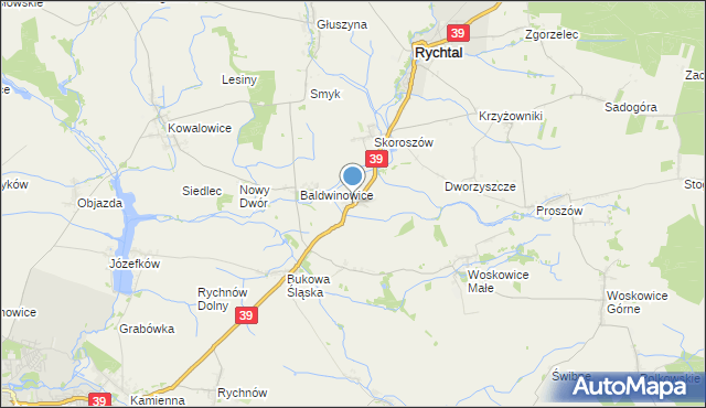 mapa Igłowice, Igłowice gmina Namysłów na mapie Targeo