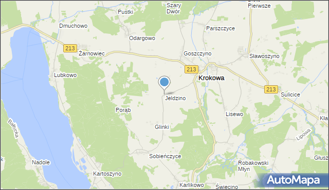 mapa Jeldzino, Jeldzino na mapie Targeo