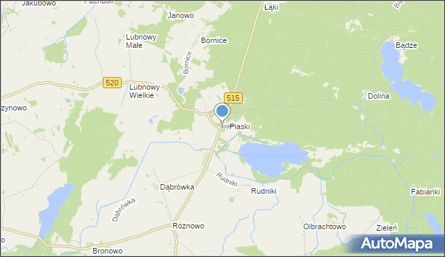 mapa Kamieniec, Kamieniec gmina Susz na mapie Targeo