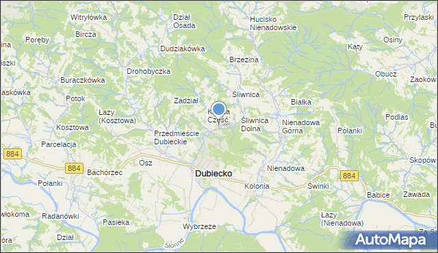 mapa Karczmiska, Karczmiska na mapie Targeo