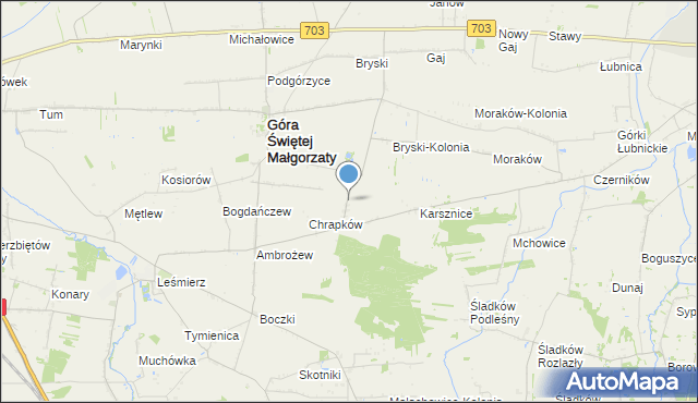 mapa karsznice Mapa Karsznice Parcele, Karsznice Parcele na mapie Targeo