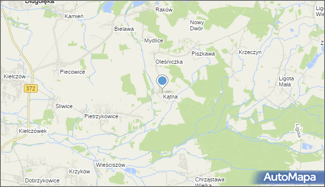 mapa Kątna, Kątna na mapie Targeo