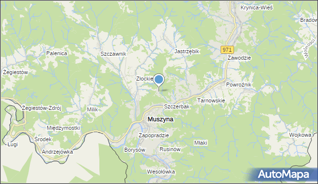 mapa Kodziejówka, Kodziejówka na mapie Targeo