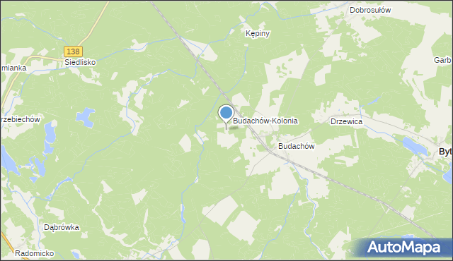 mapa Łasiczyn, Łasiczyn na mapie Targeo