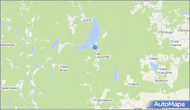 mapa Lipczynek, Lipczynek na mapie Targeo