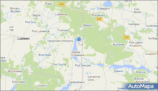 mapa Lipienica, Lipienica gmina Świekatowo na mapie Targeo