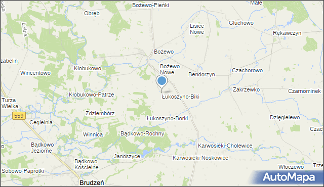 mapa Łukoszyno-Biki, Łukoszyno-Biki na mapie Targeo