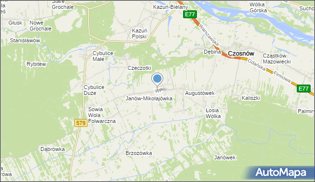 mapa Małocice, Małocice na mapie Targeo