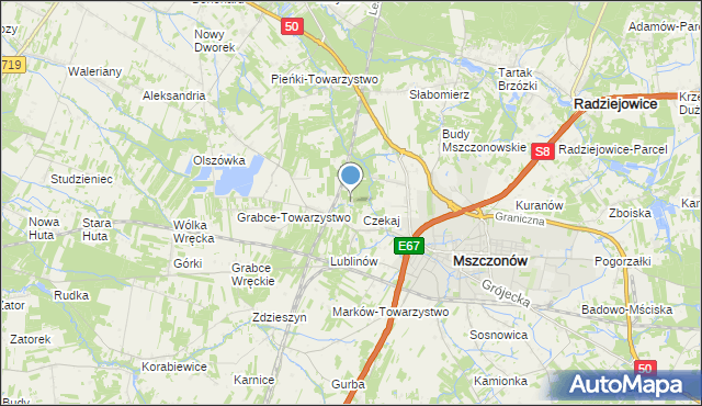 mapa Marków-Świnice, Marków-Świnice na mapie Targeo