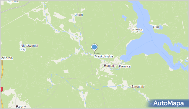 mapa Maskulińskie, Maskulińskie na mapie Targeo