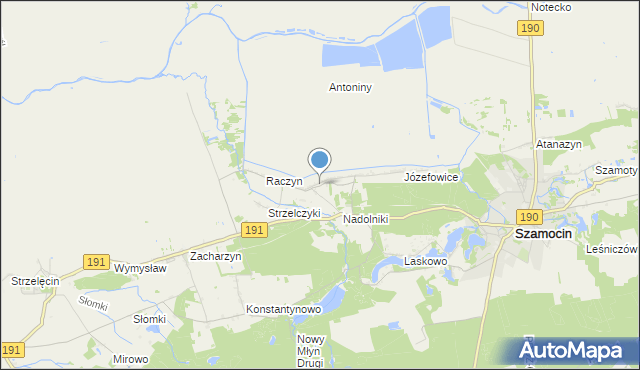 mapa Nałęcza, Nałęcza na mapie Targeo