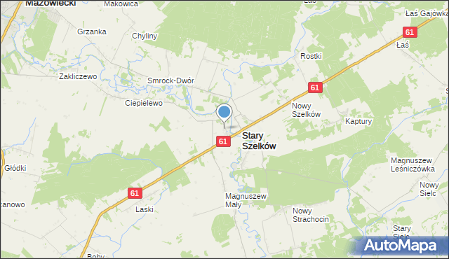 mapa Orzyc, Orzyc na mapie Targeo
