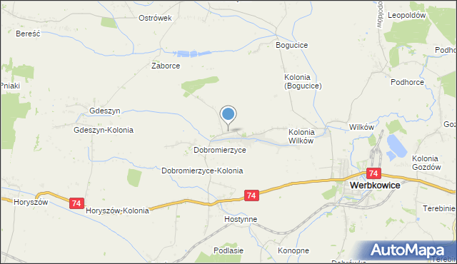 mapa Peresołowice, Peresołowice na mapie Targeo