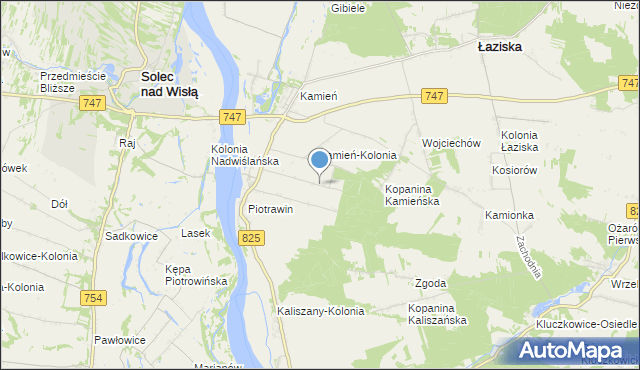 mapa Piotrawin-Kolonia, Piotrawin-Kolonia na mapie Targeo