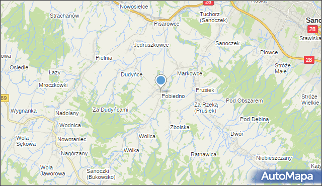 mapa Pobiedno, Pobiedno na mapie Targeo