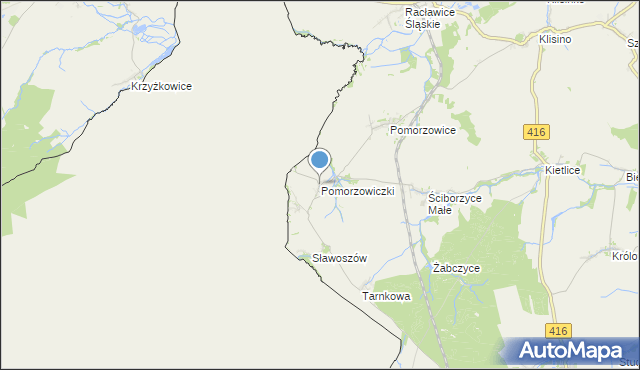 mapa Pomorzowiczki, Pomorzowiczki na mapie Targeo