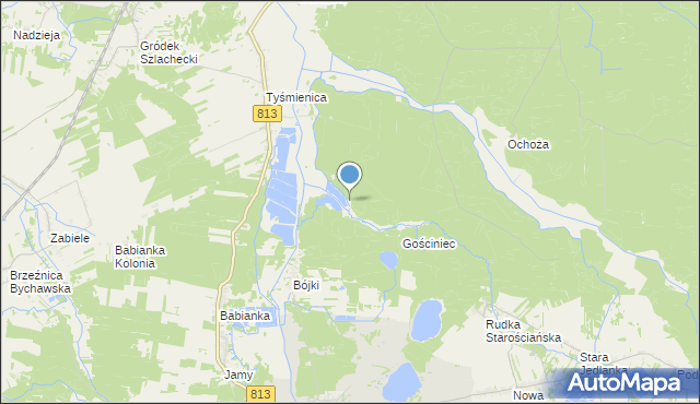 mapa Prokop, Prokop na mapie Targeo