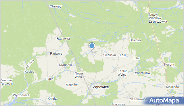 mapa Prusków, Prusków na mapie Targeo