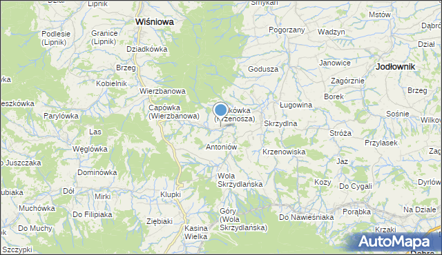 mapa Przenosza, Przenosza na mapie Targeo