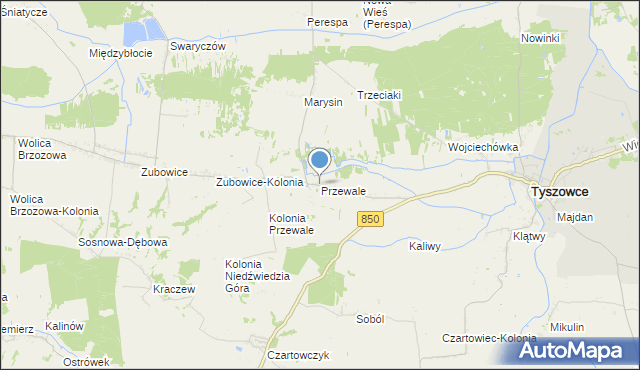 mapa Przewale, Przewale na mapie Targeo