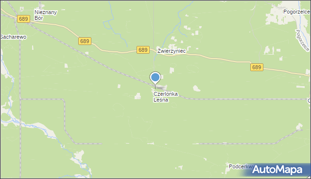 mapa Przewłoka, Przewłoka gmina Białowieża na mapie Targeo