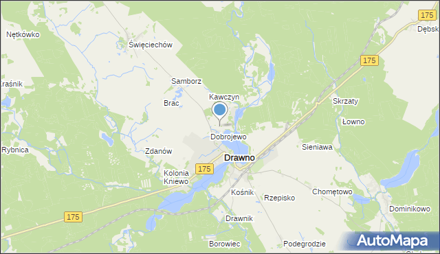 mapa Pszczewko, Pszczewko na mapie Targeo