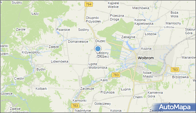 Mapa RędzinyGrupa, RędzinyGrupa na mapie Targeo