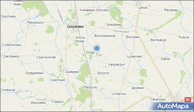mapa Rycharcice, Rycharcice na mapie Targeo