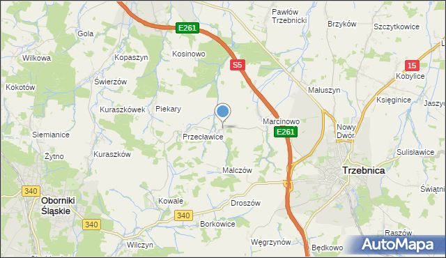 mapa Rzepotowice, Rzepotowice na mapie Targeo