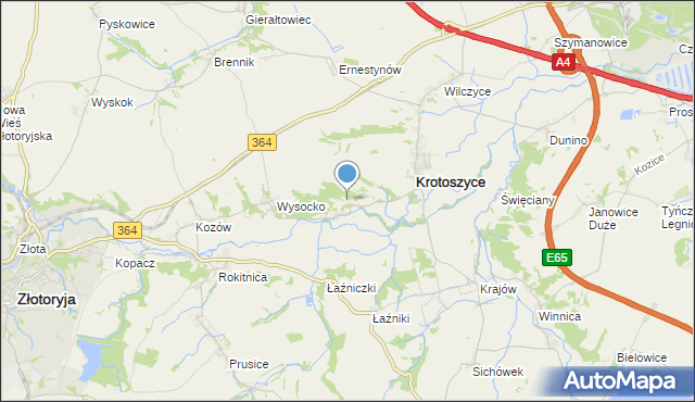 mapa Rzymówka, Rzymówka na mapie Targeo