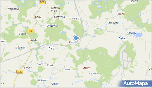 mapa Słobity-Stacja, Słobity-Stacja na mapie Targeo