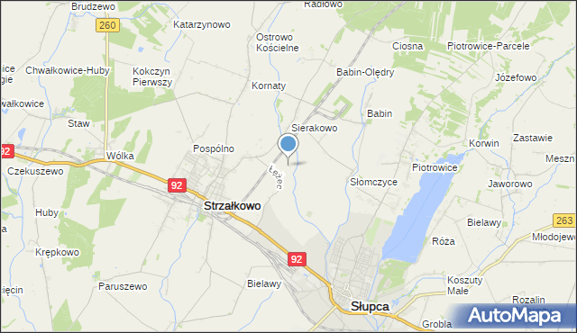 mapa Słomczyce-Huby, Słomczyce-Huby na mapie Targeo