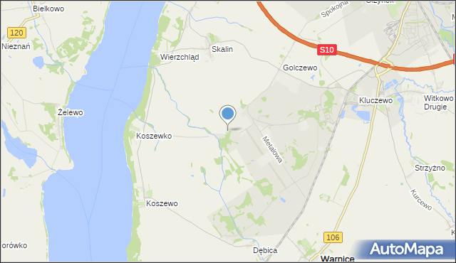 mapa Słotnica, Słotnica na mapie Targeo