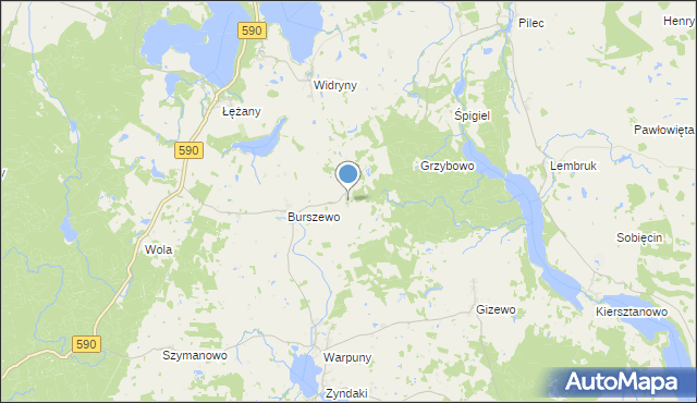 mapa Śpiglówka, Śpiglówka na mapie Targeo