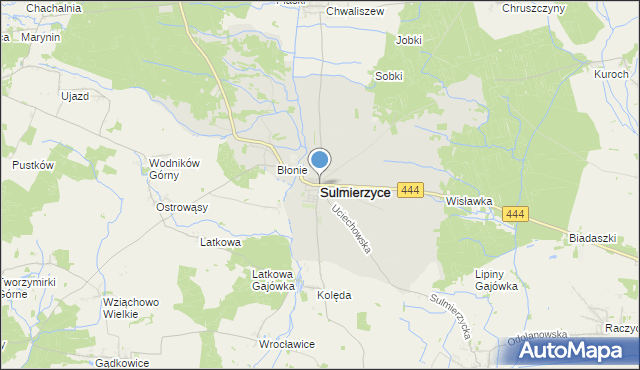 sulmierzyce mapa Mapa Sulmierzyce, Sulmierzyce powiat krotoszyński na mapie Targeo