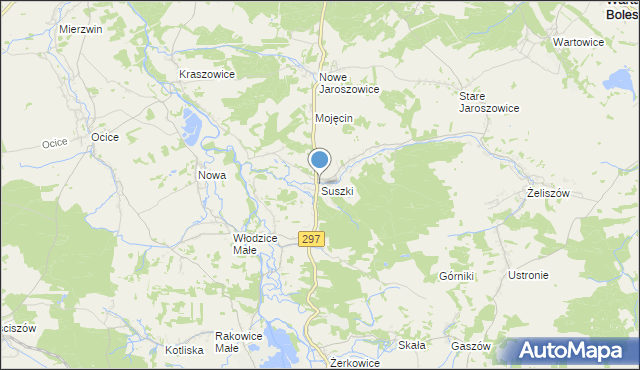 mapa Suszki, Suszki na mapie Targeo