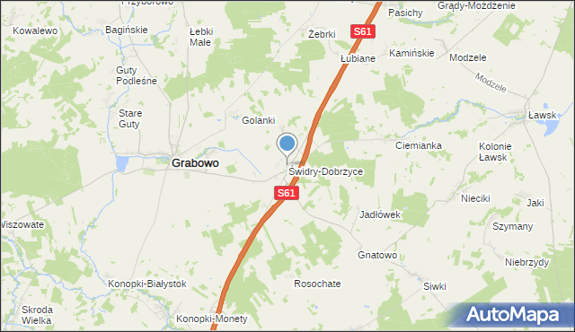 mapa Świdry-Dobrzyce, Świdry-Dobrzyce na mapie Targeo