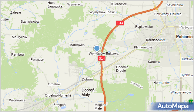 mapa Szczerki, Szczerki na mapie Targeo