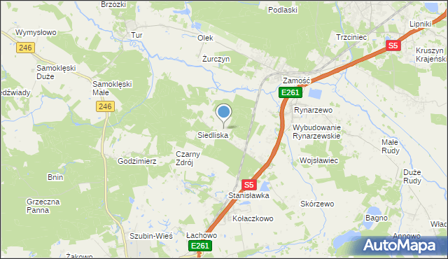 mapa Szkocja, Szkocja gmina Szubin na mapie Targeo