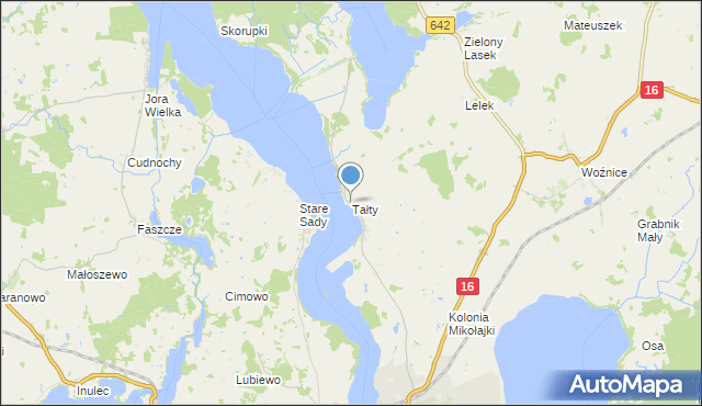 mapa Tałty, Tałty na mapie Targeo