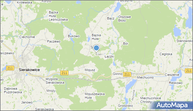 mapa Widnica, Widnica na mapie Targeo