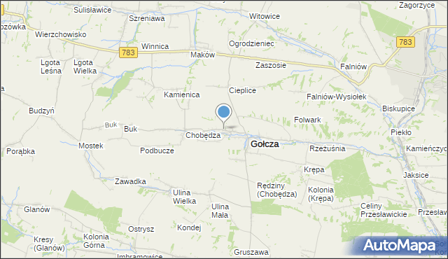 mapa Wielkanoc, Wielkanoc na mapie Targeo